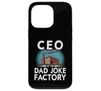 Carcasa para iPhone 13 Pro Funny Mens Joke Fathers Retro CEO de The Dad Joke Factory