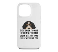 Carcasa para iPhone 13 Pro Funny Mens Womens Every Snack Make Begging Bernedoodle Dog