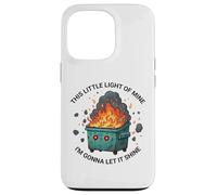 Carcasa para iPhone 13 Pro Funny Mental Health Emotional Dumpster Fire