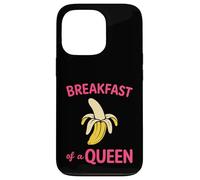 Carcasa para iPhone 13 Pro Funny Queen Girl Adult Sport Quote Breakfast of Champions