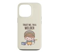 Carcasa para iPhone 13 Pro Funny Trust I'm A Welder Design, Lindo Trabajador de Soldadura