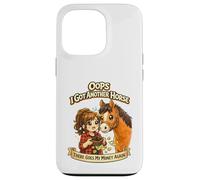 Carcasa para iPhone 13 Pro Funny Ups, Tengo Otro Caballo