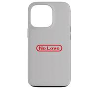 Carcasa para iPhone 13 Pro Funny Videogamer Pun. No Love Text Retro Video Game