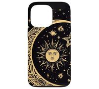 Carcasa para iPhone 13 Pro Galaxy Night Sky Moon Lunar Stars Sun Love