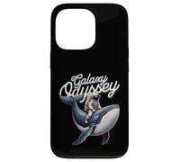 Carcasa para iPhone 13 Pro Galaxy Odyssey Astronaut Riding Cosmic Whale Art