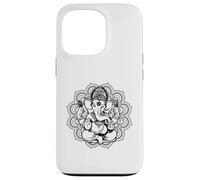 Carcasa para iPhone 13 Pro Ganesha Mandala Hindú Dios Hinduismo Yoga Regalo