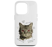 Carcasa para iPhone 13 Pro Gato Ojos Rojos Super Bad Street Style Vibes