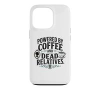 Carcasa para iPhone 13 Pro Genealogía Divertida impulsada por el café y parientes Muertos