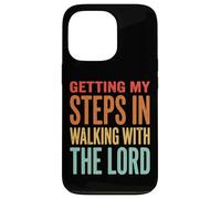 Carcasa para iPhone 13 Pro Getting My Steps In Walking with The Lord