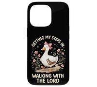 Carcasa para iPhone 13 Pro Getting My Steps In Walking with The Lord
