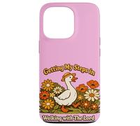 Carcasa para iPhone 13 Pro Getting My Steps in Walking with The Lord Christian Floral I