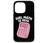 Carcasa para iPhone 13 Pro Girl Math Is Real Cálculo Álgebra Lógica Matemáticas Amante