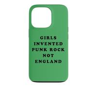 Carcasa para iPhone 13 Pro Girls Invented Punk Rock Not England - Green