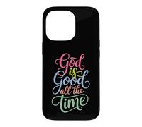 Carcasa para iPhone 13 Pro God Is Good All The Time Christian Cute Bible Versículo