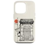 Carcasa para iPhone 13 Pro Goju Ryu Karate Dojo Okinawa Japón Ilustración