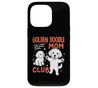 Carcasa para iPhone 13 Pro Golden Doodle Mom Club Goldendoodle Dog Mom Día de la Madre