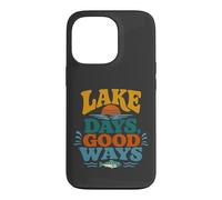 Carcasa para iPhone 13 Pro Good Ways Pesca Atardecer Agua Vibes