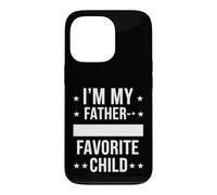 Carcasa para iPhone 13 Pro Gracioso Diciendo Que mi Padre leyes Hijo Favorito
