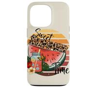 Carcasa para iPhone 13 Pro Gráfico de sandía Dulce de Verano, Estilo Retro