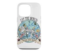 Carcasa para iPhone 13 Pro Gráfico Floral de Dinosaurio Hear You Roar Empowerment