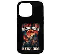 Carcasa para iPhone 13 Pro Gráfico Retro de I Saw The Blood Moon 2026 Howling Wolves