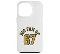 Carcasa para iPhone 13 Pro Gran Fan De 67 Vintage Athletic Número Deportes Cumpleaños Meme