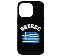 Carcasa para iPhone 13 Pro Greece National Flag Country Pride Roots Vintage Gift