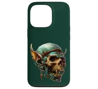 Carcasa para iPhone 13 Pro Green Goblin Core Skeleton Face Men Graphic Halloween Skull