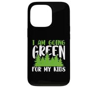 Carcasa para iPhone 13 Pro Green Planet Me Estoy volviendo Verde para el Medio Ambiente de mis Hijos