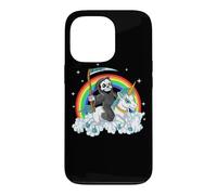 Carcasa para iPhone 13 Pro Grim Reaper Riding Unicorn | Aesthetic Pastel Goth Girls