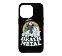 Carcasa para iPhone 13 Pro Grim Reaper Riding Unicorn | Death Metal Pastel Goth