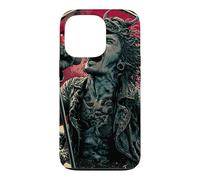Carcasa para iPhone 13 Pro Gritando Cantante Onda Japonesa Luna Roja Dark Rock Vocal