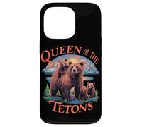 Carcasa para iPhone 13 Pro Grizzly 399 Bear Lovers Reina del Parque Nacional Tetons