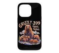 Carcasa para iPhone 13 Pro Grizzly 399 Bear Lovers Reina del Parque Nacional Tetons