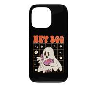 Carcasa para iPhone 13 Pro Groovy Hey Boo Cute Ghost Funny Halloween Calabaza Espeluznante