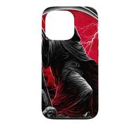 Carcasa para iPhone 13 Pro Guadaña de la Parca Ángeles caídos Arte de Terror gótico Oscuro
