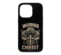 Carcasa para iPhone 13 Pro Guerrero de Cristo Fe sobre el Miedo Soldado Cristiano