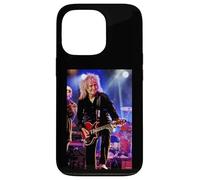 Carcasa para iPhone 13 Pro Guitarrista Brian May Queen & Adam Lambert por Dick Barnatt