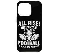 Carcasa para iPhone 13 Pro Ha Llegado All Rise The Fantasy Football Goat, Divertida Cita