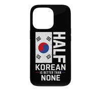 Carcasa para iPhone 13 Pro Half Korean Better Than None Funny Korea Pride Bandera Coreana