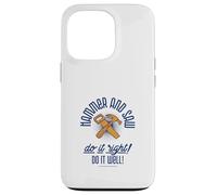 Carcasa para iPhone 13 Pro Hammer & Saw Do It Right Do It Well (Funny Handyman Diching)