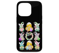 Carcasa para iPhone 13 Pro Happy Easter GNOME Graphic For Family Cute Egg Hunting Squad