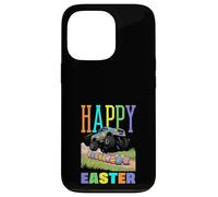 Carcasa para iPhone 13 Pro Happy Easter Monster Truck Cool Digger Niños Niños Niños