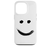 Carcasa para iPhone 13 Pro Happy Pleased Face - Minimal Black Drawing