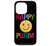 Carcasa para iPhone 13 Pro Happy Purim Costume Funny Jewish Face Mask