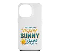 Carcasa para iPhone 13 Pro Happy Sunny Days Sonriente Sol Verano Amante