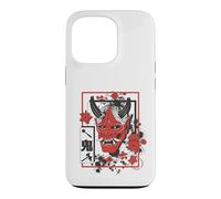 Carcasa para iPhone 13 Pro Harajuku Japanese Aesthetic Red Oni Demon Mask