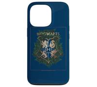 Carcasa para iPhone 13 Pro Harry Potter Hogwarts Green and Gold Floral Crest