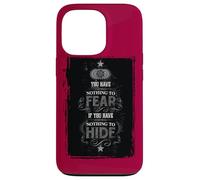 Carcasa para iPhone 13 Pro Harry Potter Nothing To Fear Poster