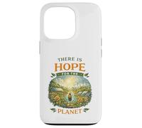 Carcasa para iPhone 13 Pro Hay Esperanza para el Planeta Solarpunk Día de la Tierra Vida Verde